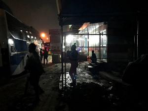 Waiting for customers on the streets of Kumasi